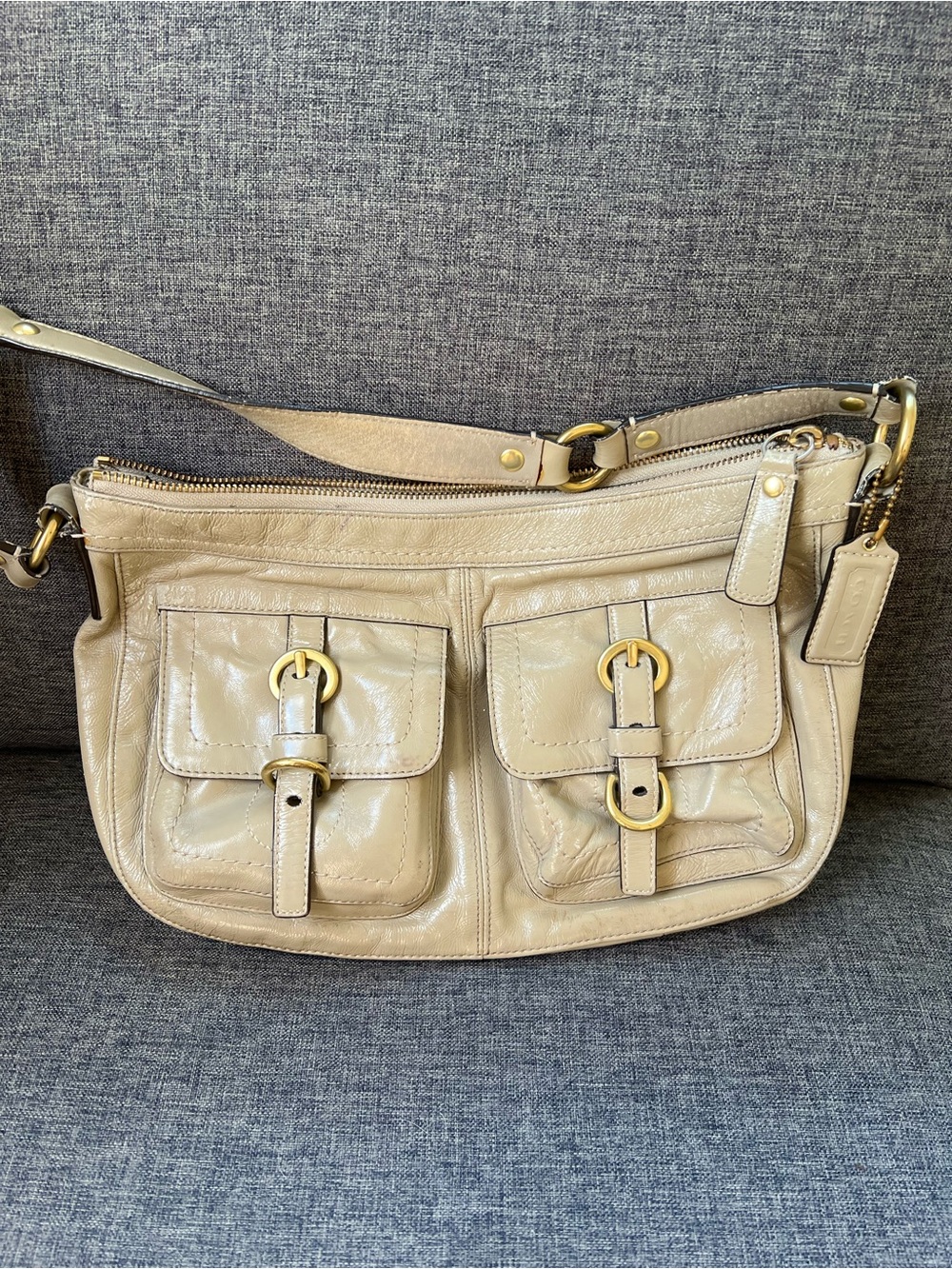 Vintage tan Coach Legacy Garcia bag